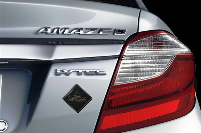 Honda Amaze Privilege Edition launched